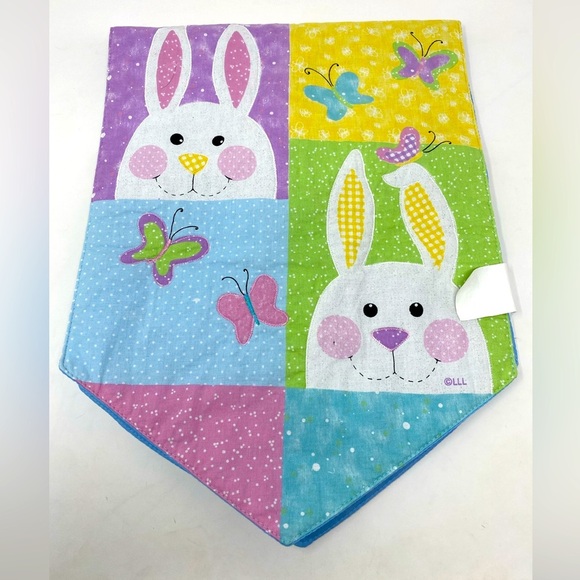 Colorful Spring Bunny Table Runner/Tapestry - Picture 1 of 5